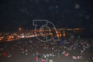 Espectáculo pirotécnico de Melenara (Foto Francisco Javier Santana y TA)